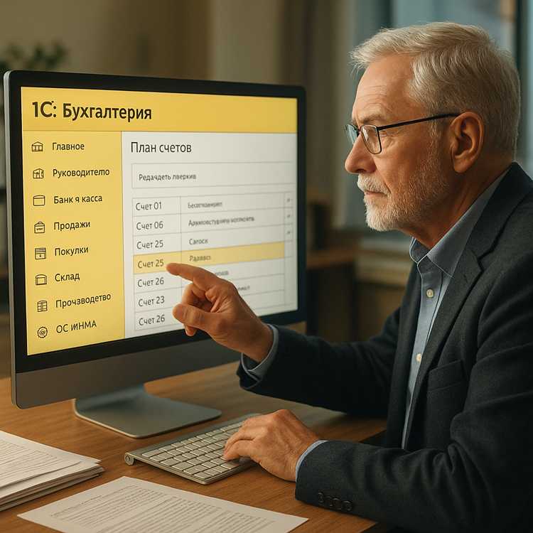 Ввод начальных остатков и настройка счетов